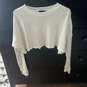 Long sleeve crop top